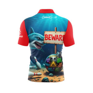 Alternative view of Sharking Fast Track CoolWick Bowling Jersey