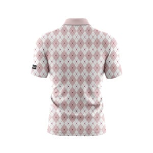 Alternative view of CoolWick Valentine's Argyle Everyday Button Polo