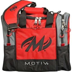 Motiv Shock 1 Ball Single Tote Fire Red Bowling Bag