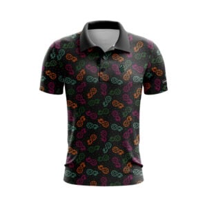 CoolWick Pineapple Tropics Everyday Button Polo