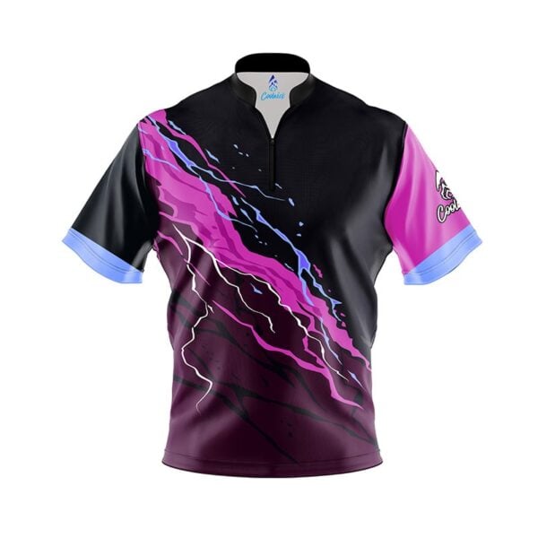 Magenta Voltage Fast Track CoolWick Bowling Jersey