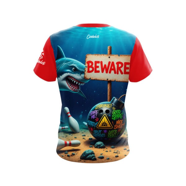 Sharking Semi-Custom CoolWick Bowling Jersey - Image 2