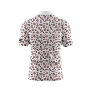 Alternative view of CoolWick Star Spangled Rockets Everyday Button Polo