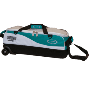 Storm 3 Ball Travel Tote Pro White Teal Bowling Bag