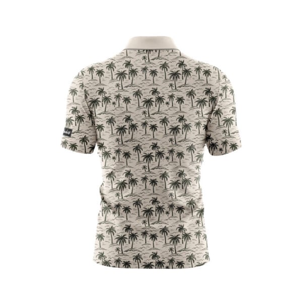CoolWick Tropical Palms Everyday Button Polo - Image 2