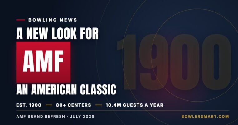 AMF brand refresh 2026: a new look for an American bowling classic, est. 1900