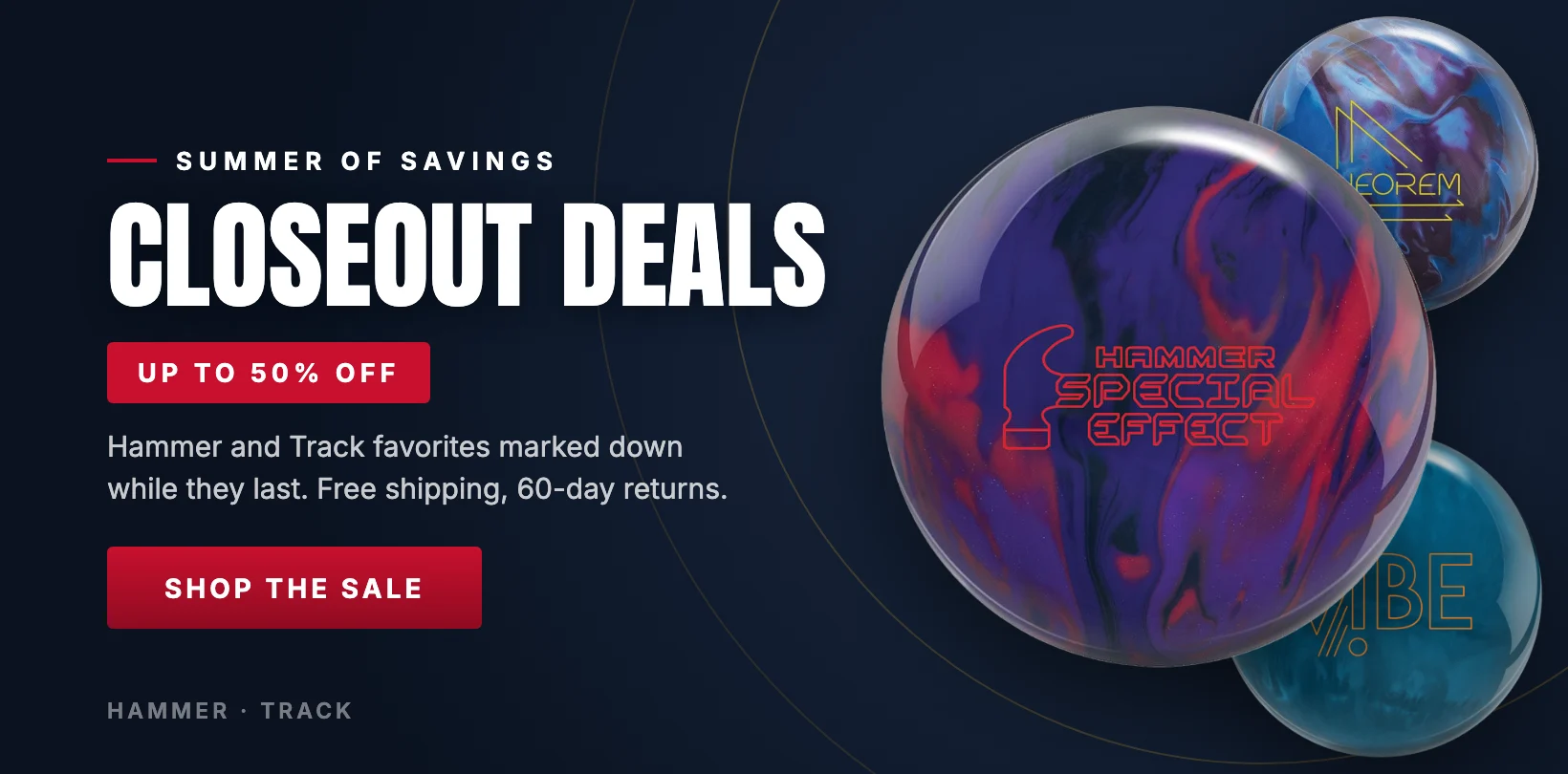 Summer of Savings closeout deals up to 50 percent off: Hammer and Track favorites