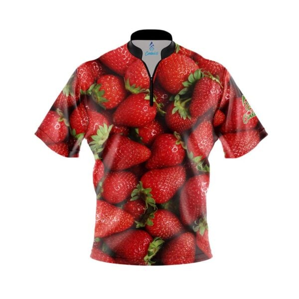 Strawberries Fast Track CoolWick Bowling Jersey