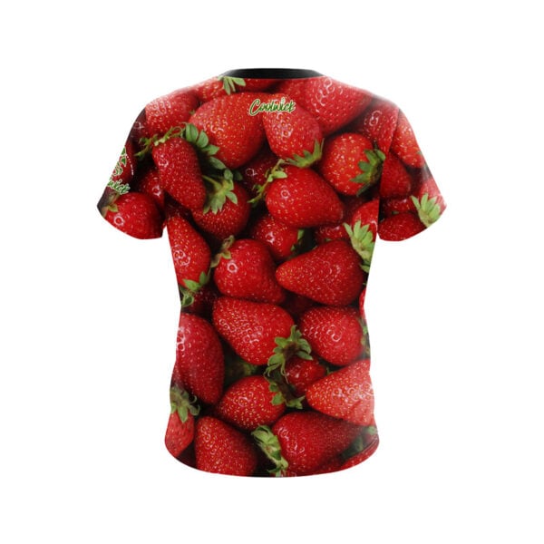 Strawberries Semi-Custom CoolWick Bowling Jersey - Image 2