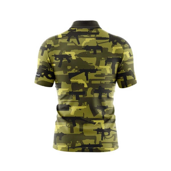 CoolWick Tactical Camo Everyday Button Polo - Image 2
