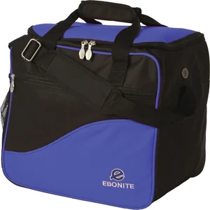 Ebonite Basic Black Blue 1 Ball Bowling Bag
