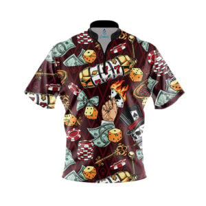 Fortune and Flames Fast Track CoolWick Bowling Jersey