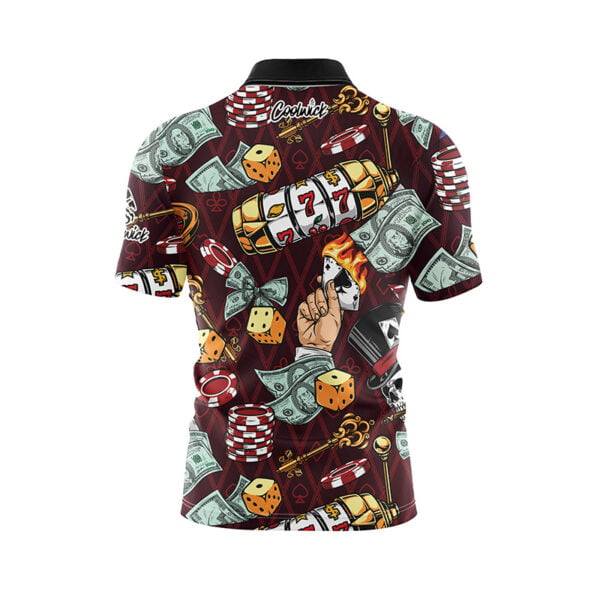 Fortune and Flames Fast Track CoolWick Bowling Jersey - Image 2