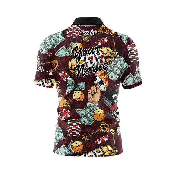 Fortune and Flames Fast Track CoolWick Bowling Jersey - Image 3