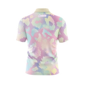 Alternative view of Holographic Leopard Fast Track CoolWick Bowling Jersey