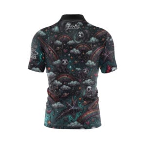 Alternative view of Midnight Pandamonium Fast Track CoolWick Bowling Jersey
