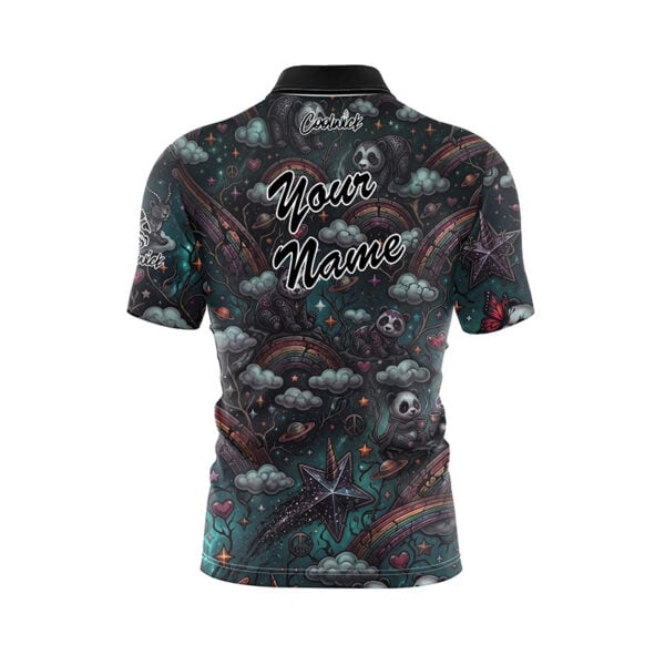 Midnight Pandamonium Fast Track CoolWick Bowling Jersey - Image 3