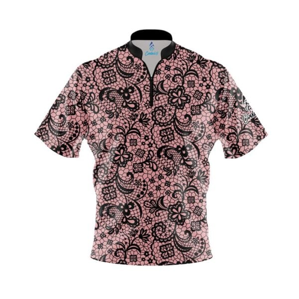 Pink Lace Fast Track CoolWick Bowling Jersey