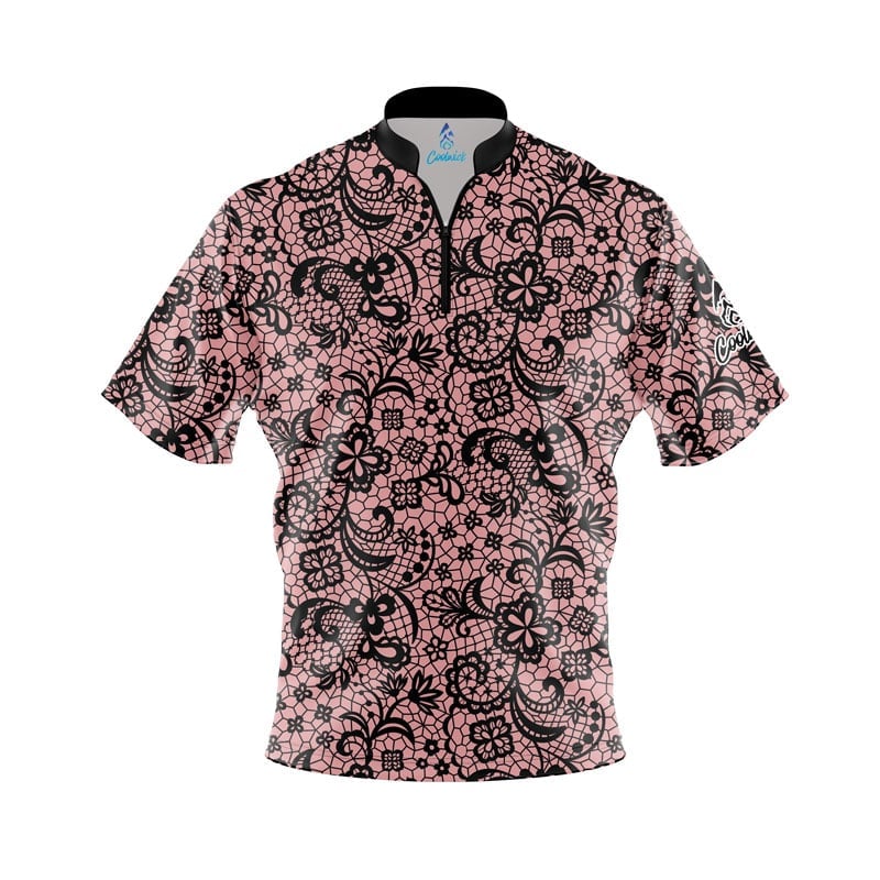 Pink Lace Fast Track CoolWick Bowling Jersey