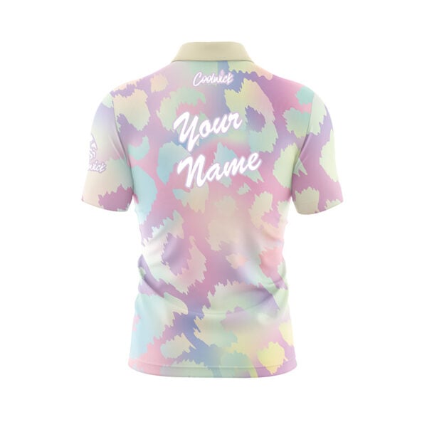 Holographic Leopard Fast Track CoolWick Bowling Jersey - Image 3