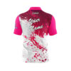 Pink Ocean Spray Fast Track CoolWick Bowling Jersey - Image 3