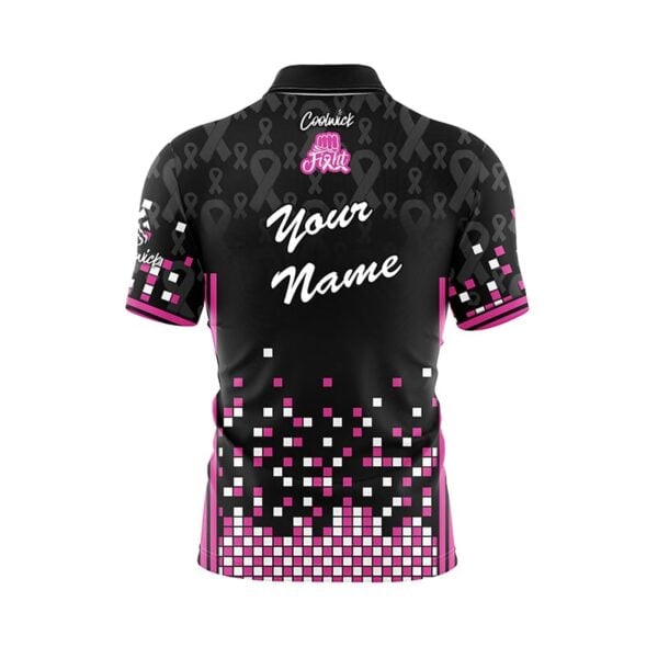 Pixel by Pink Fast Track CoolWick Bowling Jersey - Image 3