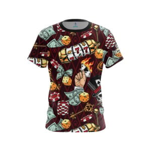 Fortune and Flames Semi-Custom CoolWick Bowling Jersey