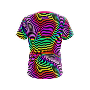 Alternative view of Electric Flow Semi-Custom CoolWick Bowling Jersey