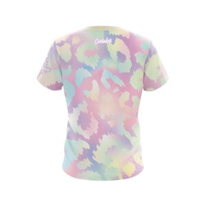 Alternative view of Holographic Leopard Semi-Custom CoolWick Bowling Jersey