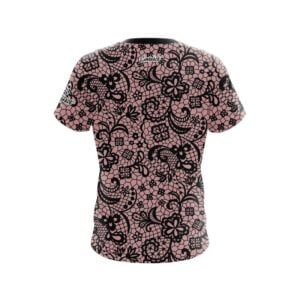 Alternative view of Pink Lace Semi-Custom CoolWick Bowling Jersey