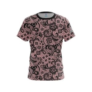 Pink Lace Semi-Custom CoolWick Bowling Jersey