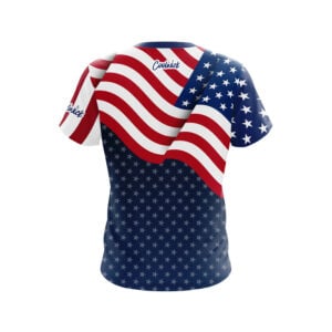 Alternative view of USA Freedom Semi-Custom CoolWick Bowling Jersey