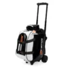 Genesis Sleek Gloss 2 Ball Double Roller White Black Bowling Bag