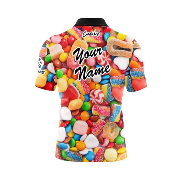 I Want Candy Fast Track CoolWick Bowling Jersey - Image 3