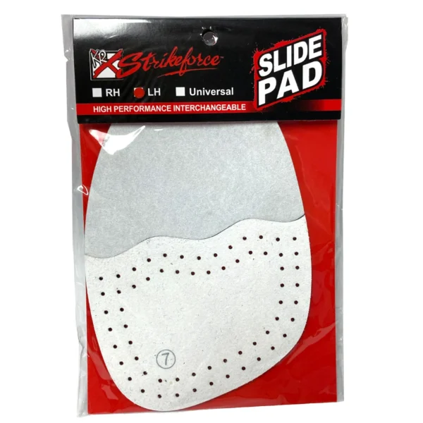 KR Strikeforce #7 interchangeable bowling shoe slide pad, left-hand bowler version