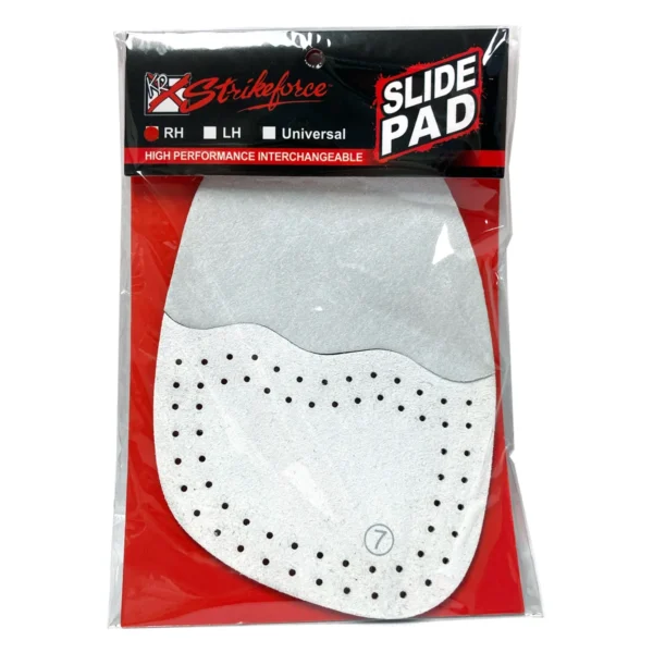 KR Strikeforce #7 interchangeable bowling shoe slide pad, right-hand bowler version