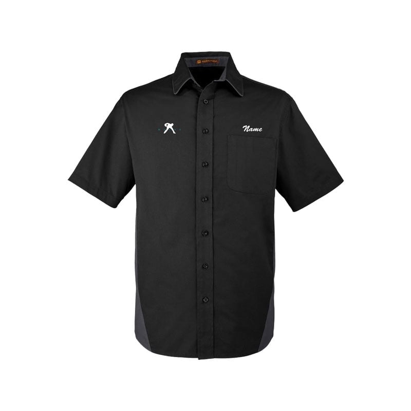 Belmo Men's Vintage Button Up Pocket Polo