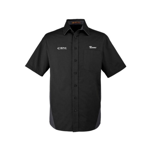 Epic Men's Vintage Button Up Pocket Polo - Image 5