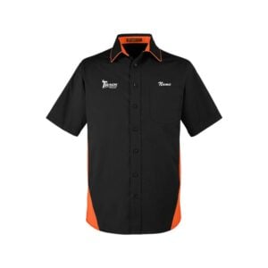 Track Men's Vintage Button Up Pocket Polo