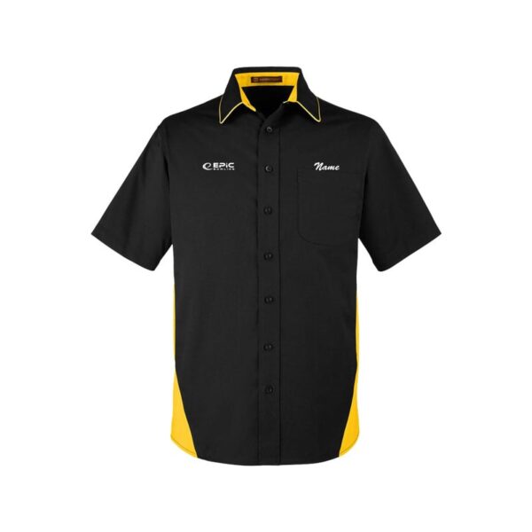 Epic Men's Vintage Button Up Pocket Polo - Image 3