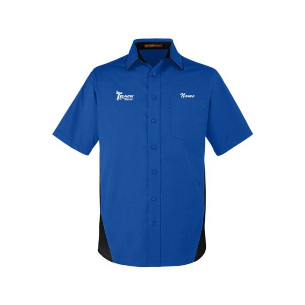 Track Men's Vintage Button Up Pocket Polo - Image 3