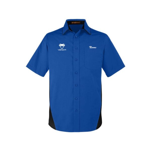 Motiv Venom Men's Vintage Button Up Pocket Polo - Image 3