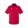 Hammer Black Widow Men's Vintage Button Up Pocket Polo - Image 2