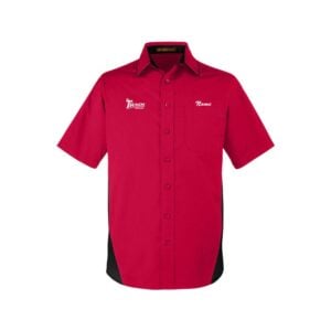 Alternative view of Track Men's Vintage Button Up Pocket Polo