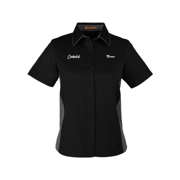 Coolwick Women's Vintage Button Up Polo - Image 5