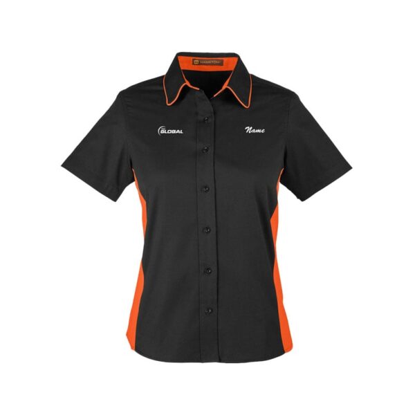 900 Global Women's Vintage Button Up Polo - Image 4