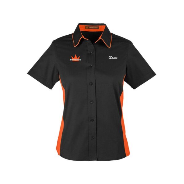 Brunswick Women's Vintage Button Up Polo - Image 4