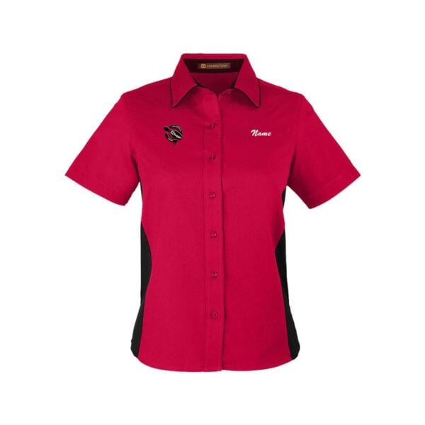 12Bagger Women's Vintage Button Up Polo - Image 2