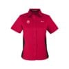 Hammer Black Widow Women's Vintage Button Up Polo - Image 2