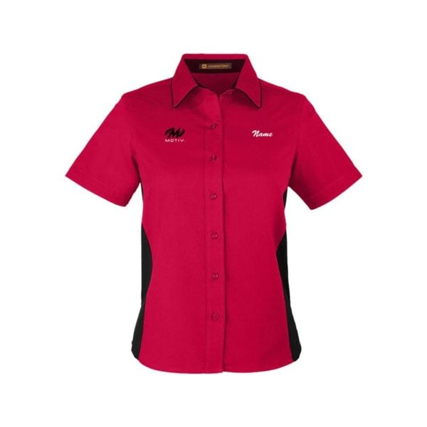 Motiv Women's Vintage Button Up Polo - Image 2